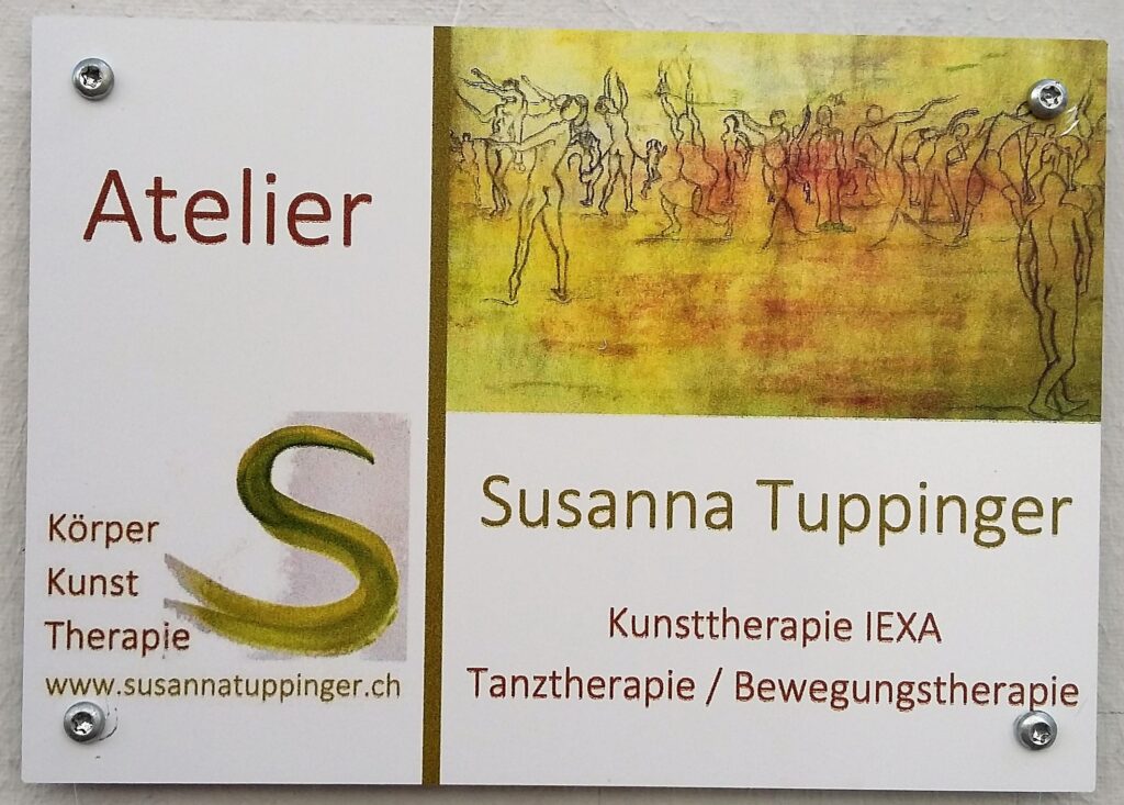 Körper Kunst Therapie Atelier Susanna Tuppinger St. Gallen Ostschweiz Kunsttherapie Tanztherapie Bewegungstherapie Expressive Arts Therapy 